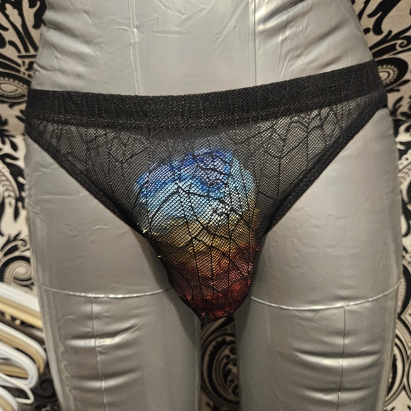Spiderweb lace brief - Picture 3 of 4